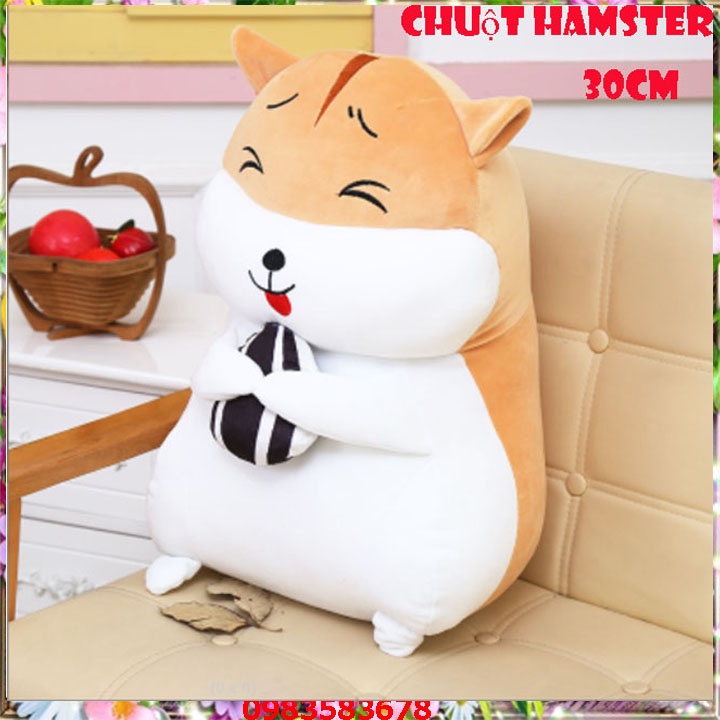 Gấu Bông thú bông Siêu Ngộ Chuột Hamster Ôm Hạt Dưa