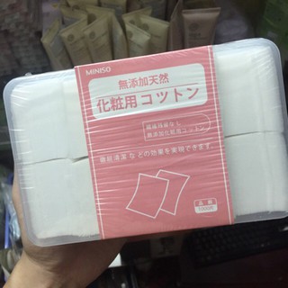 Hộp Bông Tẩy Trang Miniso 1000 Miếng – Nhật Bản
