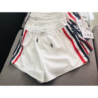 Quần short thời trang, quần 3 sọc thể thao vải thun co giãn