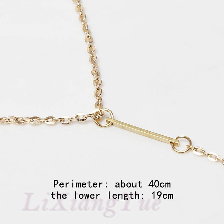 Dây Chuyền Kim Loại Mặt Tam Giác Đơn Giản