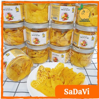 Xoài Cay Sấy Dẻo SaDaVi/ ăn vặt healthy/ đồ ăn vặt Việt Nam- Hũ 200g
