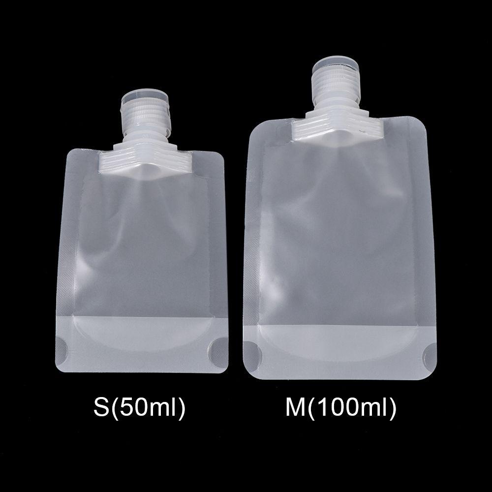 Chai Rỗng Trong Suốt 50ml / 100ml Đựng Dầu Gội Đầu Chống Rò Rỉ Tiện Dụng