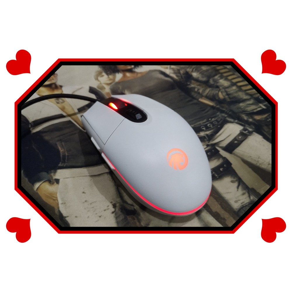 ✿CHUỘT GAMING FMOUSE F102 RGB LED ( TRẮNG ) siêu đẹp có kèm phần mềm Macro tùy chỉnh Led, DPI [Chính Hãng]