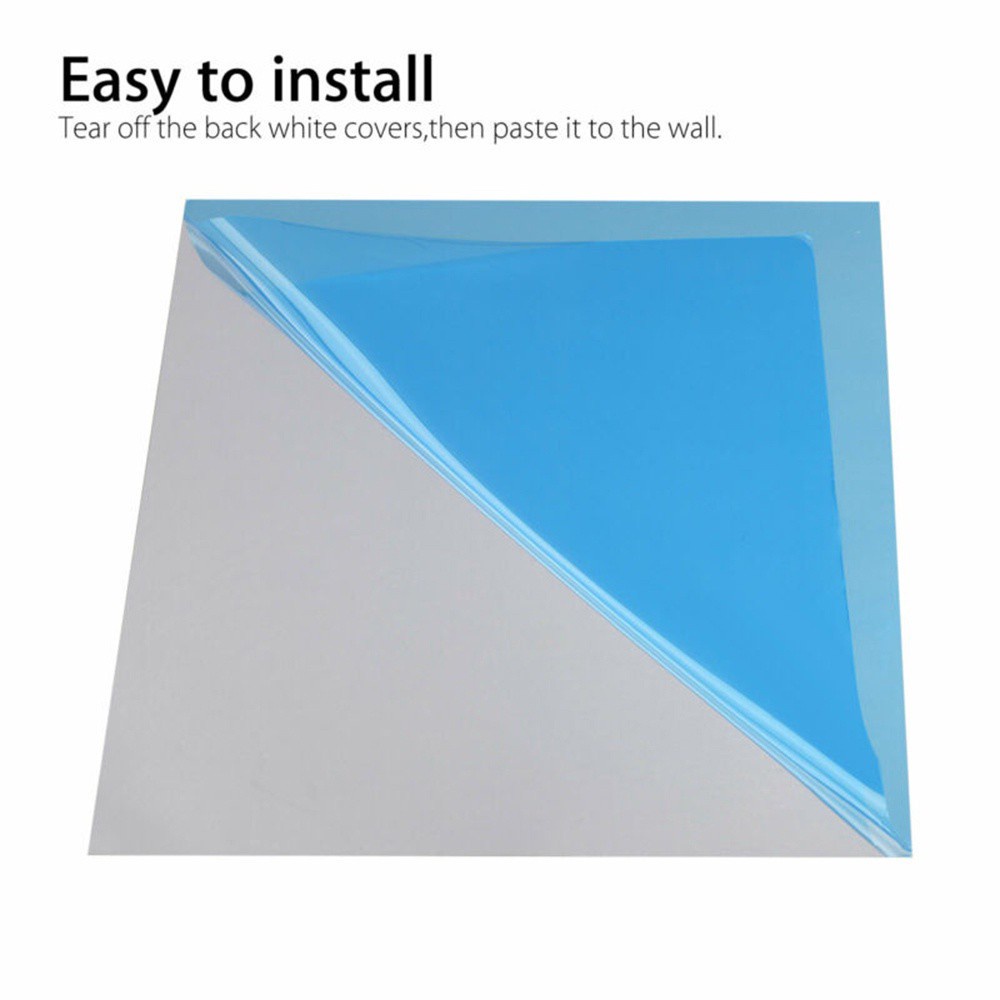 Gương Dán Tường Hình Vuông 3d 15x15cm