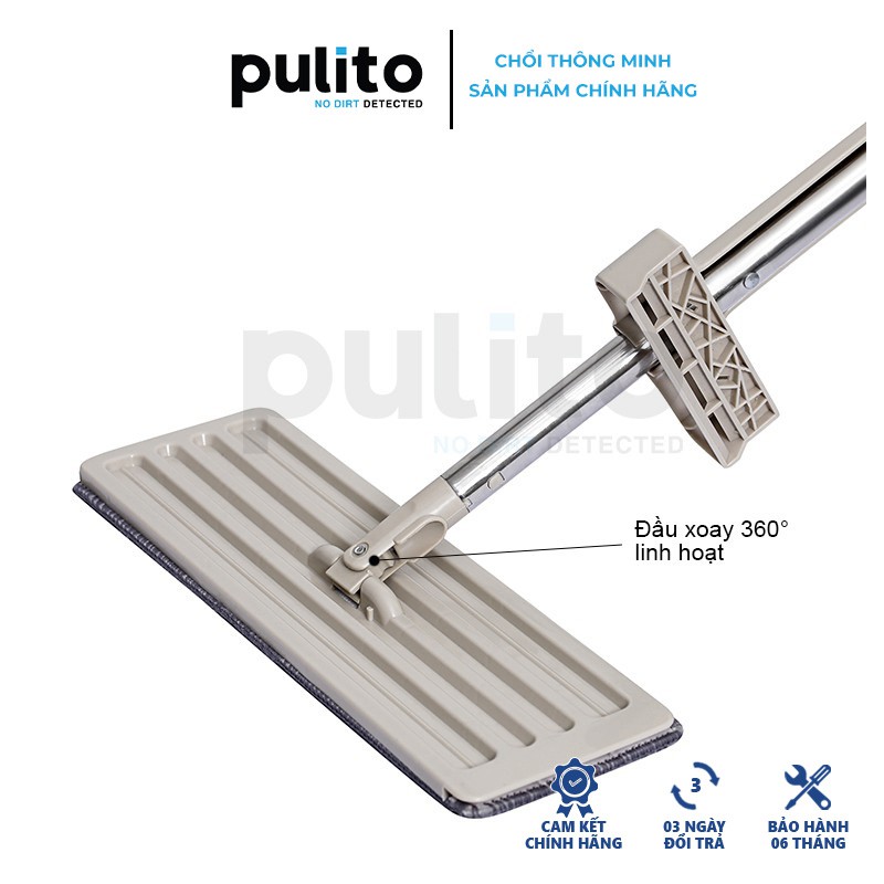 Chổi lau nhà tự vắt thông minh PULITO chính hãng thông minh tiện lợi LS-CLN-M1