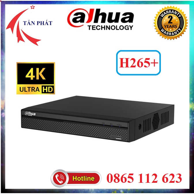 Đầu Ghi Hình IP 4 - 8 kênh Dahua NVR 1104HS - 1108HS -S3/H - 8M, Cài được với Camera IMOU, Chính Hãng Dahua, DSS BH 24TH