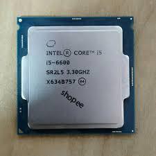 CPU intel I5 - 6600 Tray không box+tản