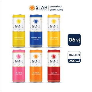Star kombucha 250 ml - thức uống bổ sung probiotics