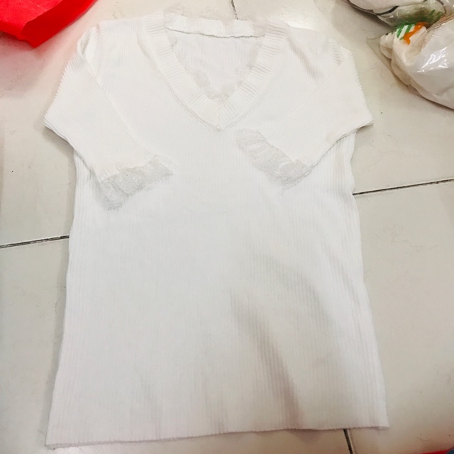 Áo len cổ V Thời Trang Tuyết Hương HCM