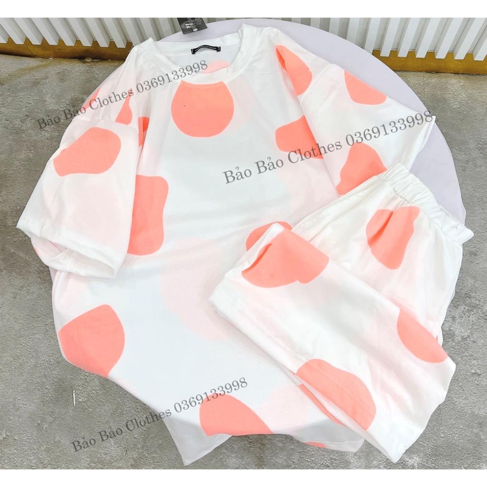 Bộ Đùi Nam Nữ Unisex Bò Sữa Bộ Đùi Tay Lỡ  Dày Mịn Thoáng Mát Thiết Kế  Kiểu Dáng Năng Động  Form Rộng