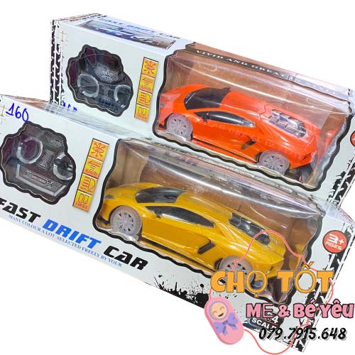 Đồ Chơi xe điều khiển 7 đ.tác bánh đèn xe hơi