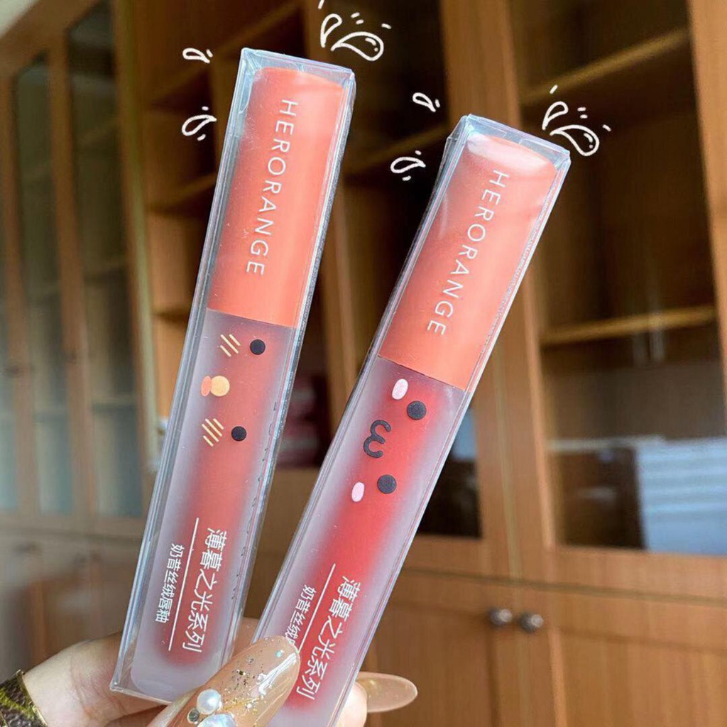 Bán 1 Cây Son Kem Lì Herorange Vỏ Đám Mây Trong Suốt