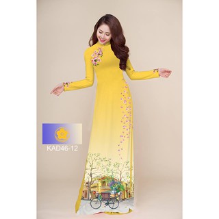 Vải Áo Dài Tằm Ý, Lụa Nhật  KAD47