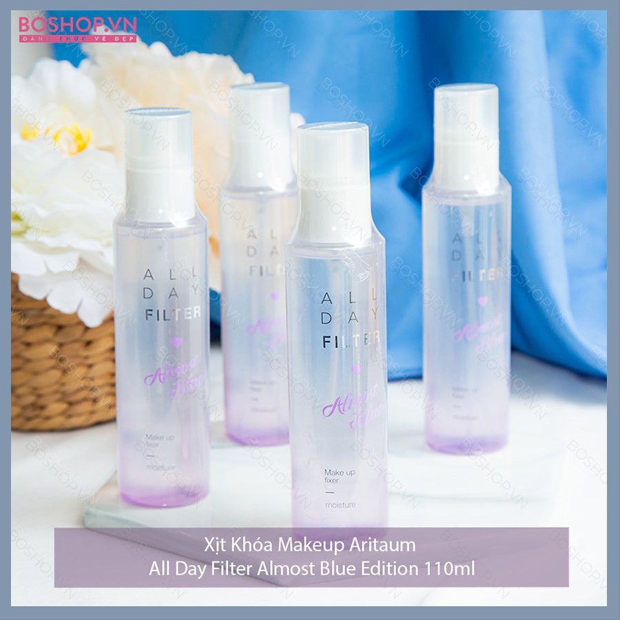 XỊT KHÓA MAKEUP ARITAUM ALL DAY FILTER 110ML ALMOST BLUE EDITION CHÍNH HÃNG - 5406 | BigBuy360 - bigbuy360.vn