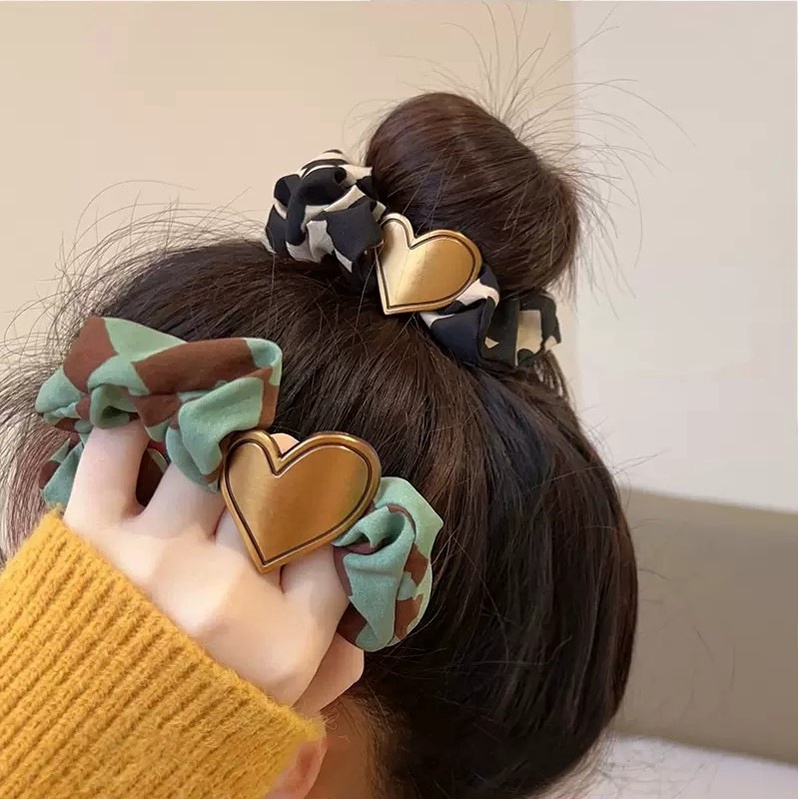 Dây Buộc Tóc Co Giãn Cao Cấp Thiết Kế Đơn Giản Dễ Phối Đồ