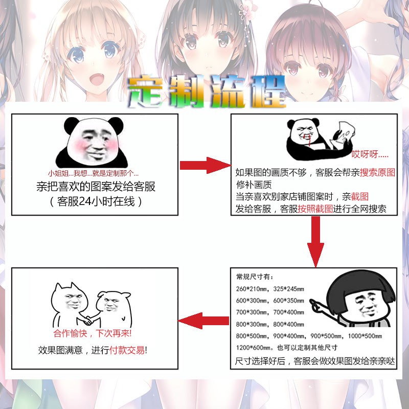 Miếng Lót Chuột Và Bàn Phím In Hình Anime Cá Tính