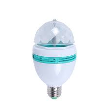 Bóng Đèn Led Vũ Trường Gia Đình Xoay 360 Độ Đui Tròn (LOẠI TRẮNG DÀI)
