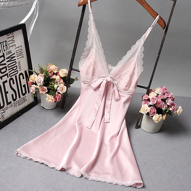 Đồ ngủ Lụa Hai Dây Gợi Cảm Thời Trang Mùa Hè Hàn Quốc 2022 Mới