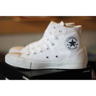 Giày converse chuck 2 trắng Full cổ cao