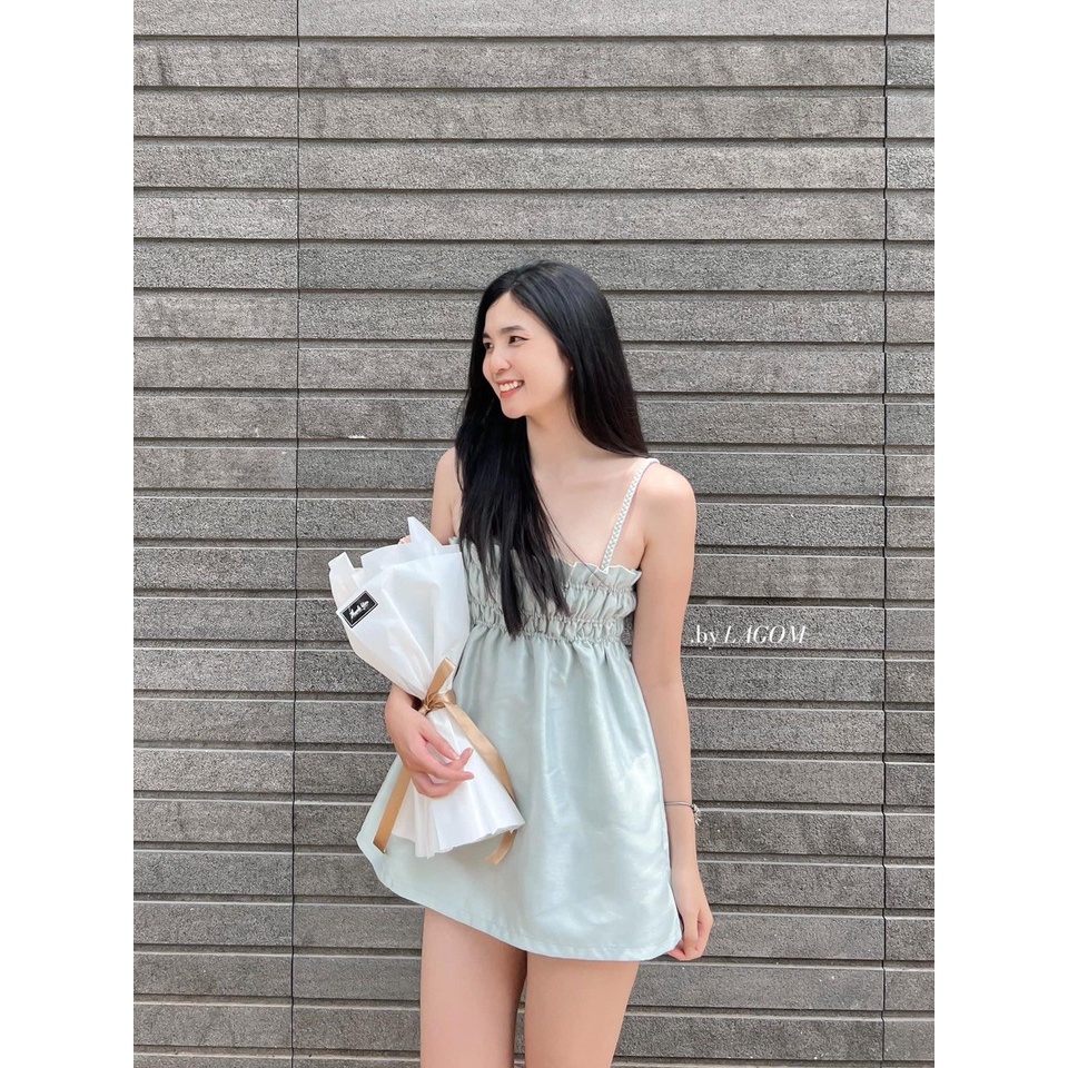 BEST SELLER - HÀNG ĐẸP GIÁ RẺ - AZ84 - MẪU HOT 2024 - HÀNG ĐẸP GIÁ ĐẸP -   váy 2 dây- thiết kế dây tết rít cực xinh