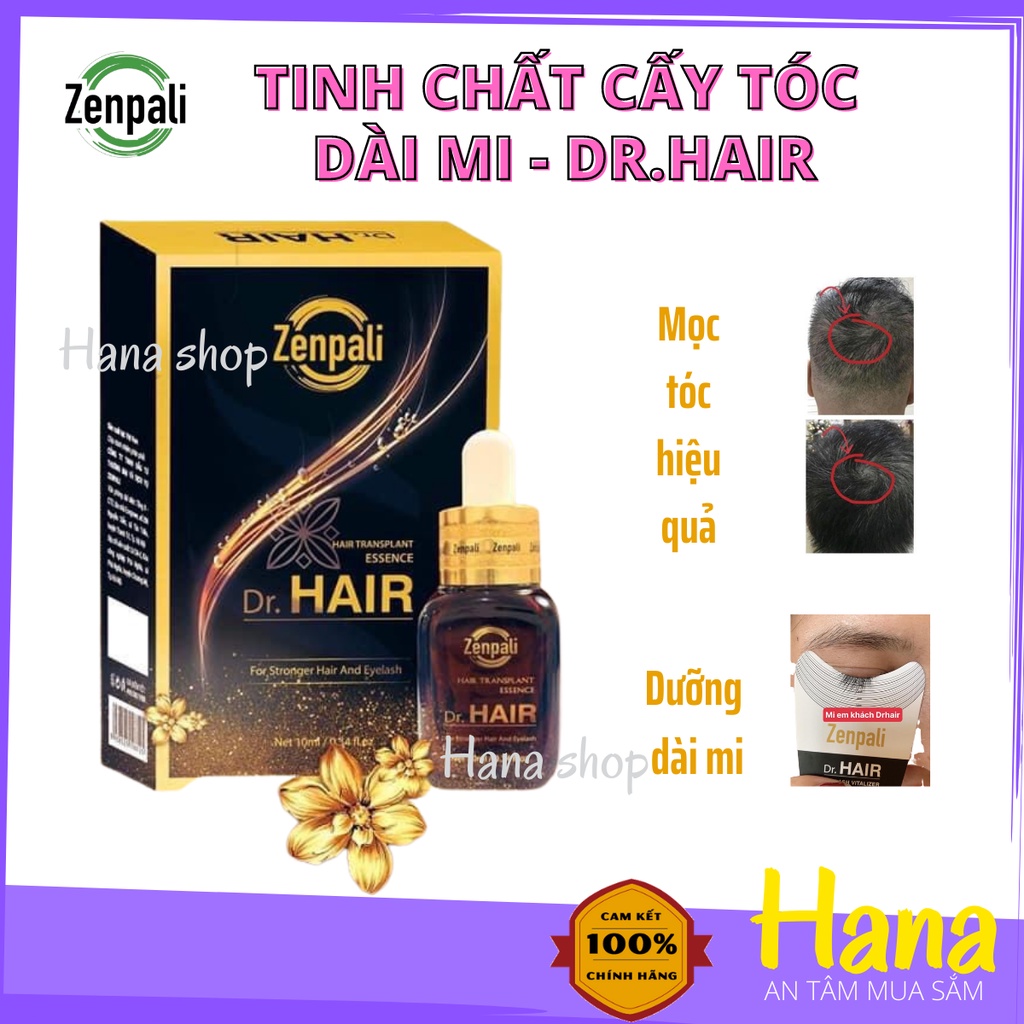 Zenpali tinh chất dài mi mọc tóc, Dr Hair Zenpali dưỡng dài mi, mọc tóc hiệu quả | BigBuy360 - bigbuy360.vn