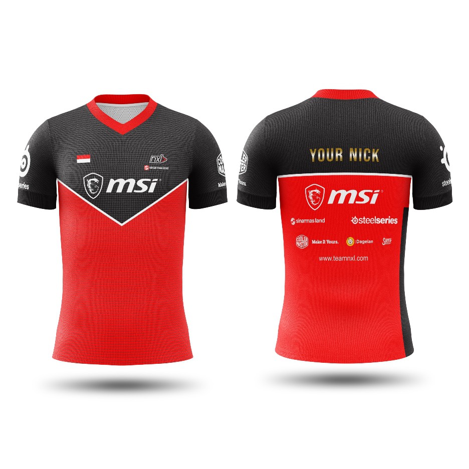 Áo Thun Thể Thao In Logo Msi Esport