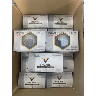 Combo 3 hộp khẩu trang màu xám vncare