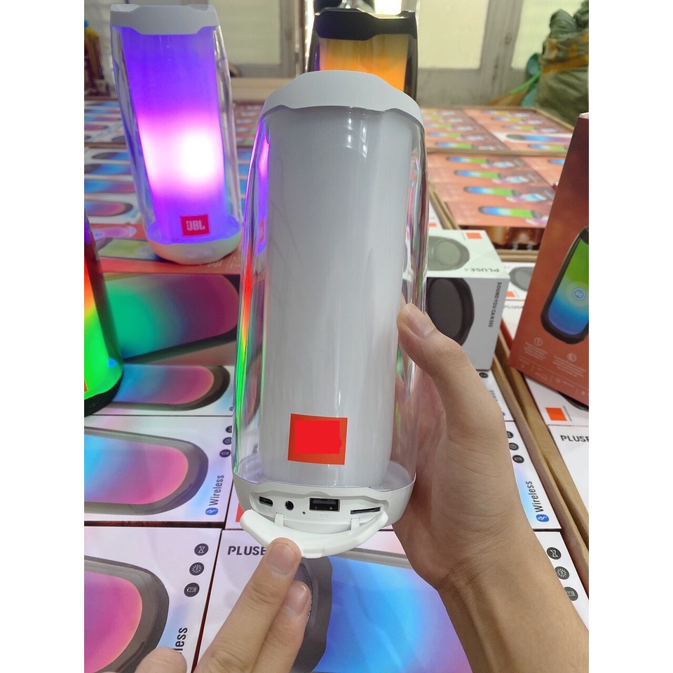 Loa bluetooth JBL Pulse 4 To đèn leb bass mạnh âm thanh siêu đỉnh công suất lớn hỗ trợ thẻ nhớ usb kết nối máy tính