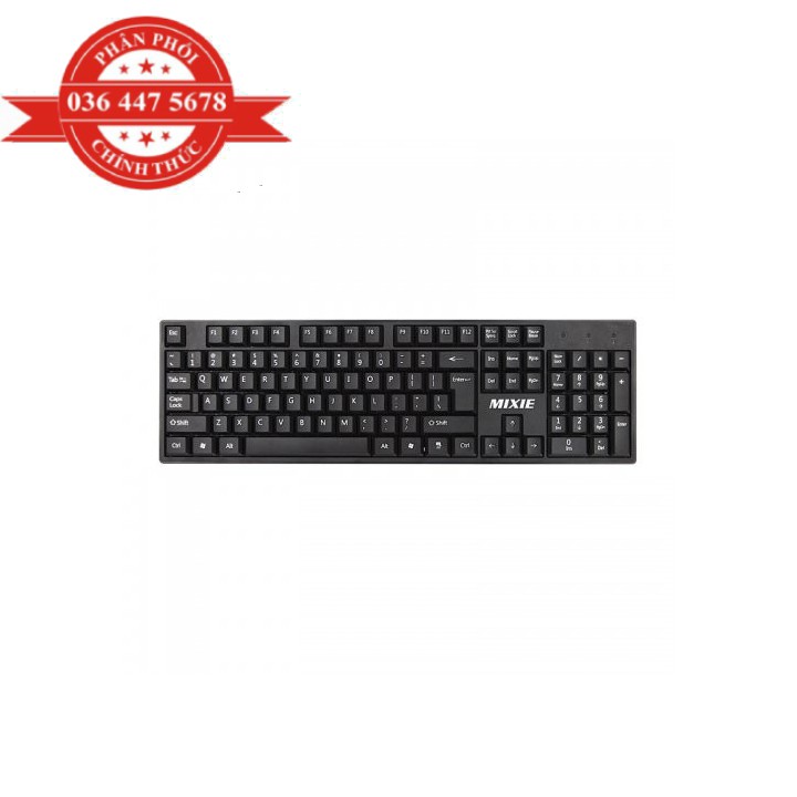 Bàn phím MIXIE - X7: Bàn phím đẹp, bấm êm, không tiếng kêu