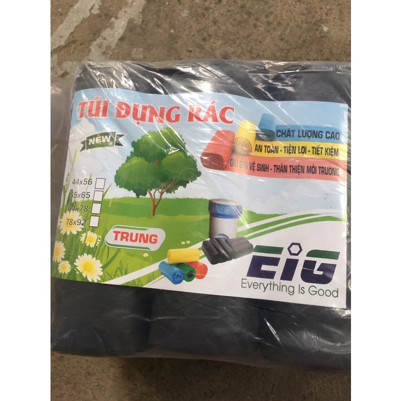 3 Cuộn (1kg) túi đựng rác sinh học tự phân hủy cỡ nhỏ, trung, đại loại màu và đen