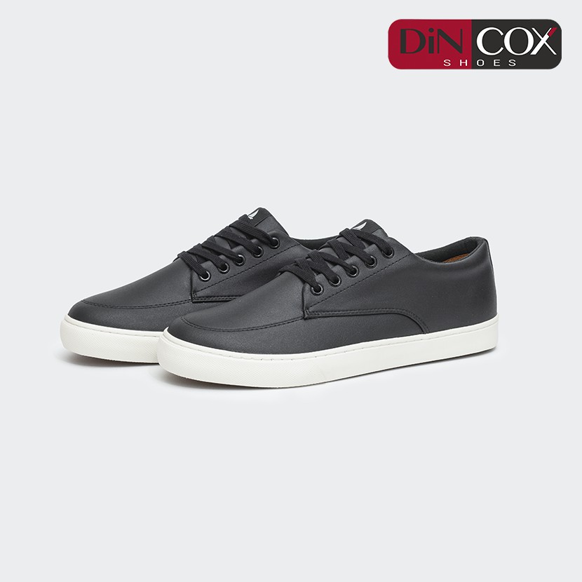 Giày Sneaker Da Nam DINCOX D06 Thể Thao, Năng Động Black