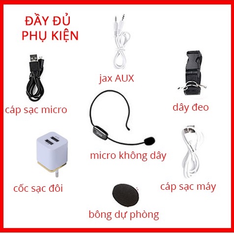 Máy trợ giảng Aporo T9 UHF - Phiên bản bluetooth - Mic không dây