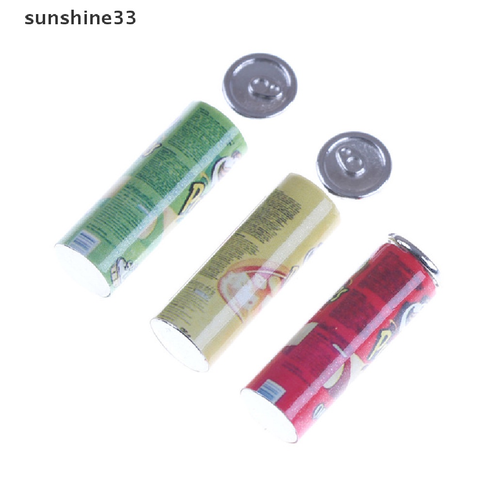Set 3 Hộp Khoai Tây Chiên 1 / 12 Mini Trang Trí Nhà Búp Bê