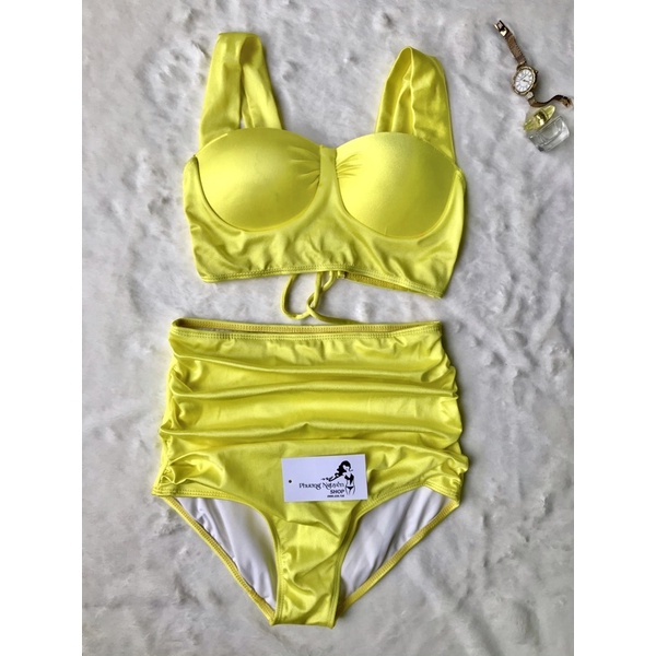 Đồ bơi bikini 2 mảnh gọng nâng ngực quần cạp cao HÀNG CAO CẤP hình chụp thật | BigBuy360 - bigbuy360.vn