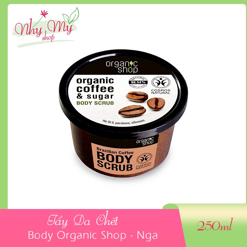 Tẩy da chết Body Organic 250ml Nga