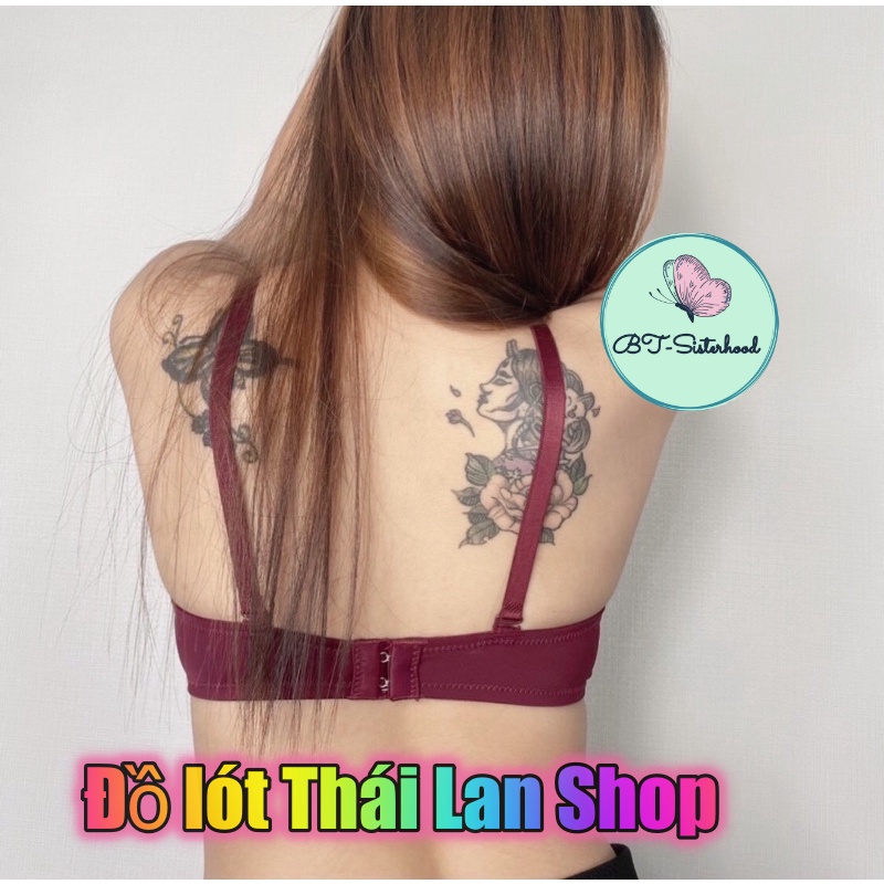 Áo lót nữ Sisterhood 1890 Thái Lan đệm CÚP A , mút kép 2,5 phân nâng đẩy ngực, form mặc áo dài, LAVENUSA, Bomsister