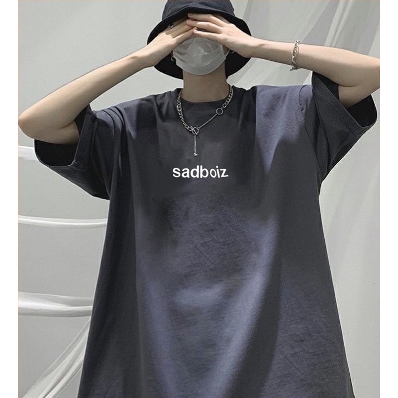 Áo thun tay lỡ form rộng thêu chữ HENRI - Unisex, Mẫu áo phông nữ nam đều mặc được