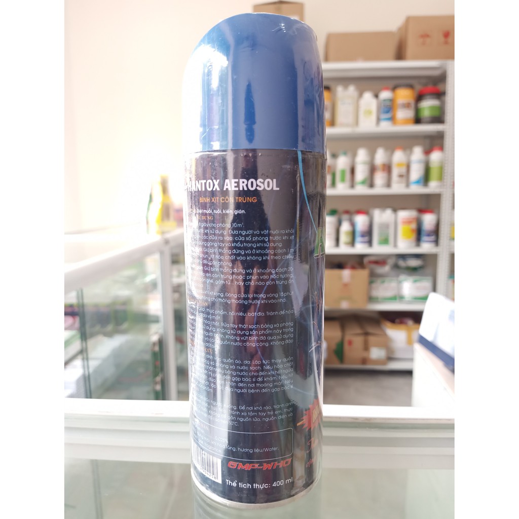 Bình xịt côn trùng hương chanh Hantox 600ml