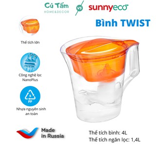 Bình lọc nước Barrier bwt TWIST - Bình lọc nước gia đình nhập khẩu chính hãng Nga