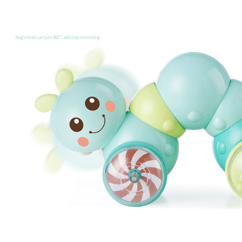 Xe Đồ Chơi Chạy Cót Hình Sâu Dễ Thương - KUB