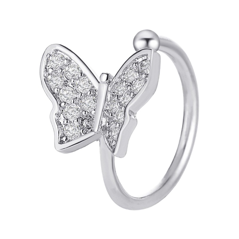 1 Khuyên Vành Tai Hình Chiếc Lá Đính Đá Nhiều Màu Sắc Dành Cho Nữ