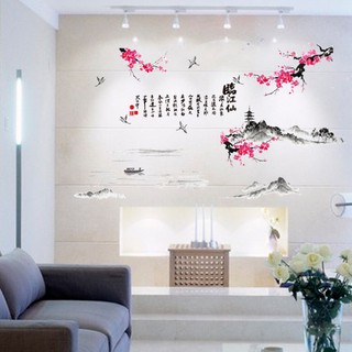 decal dán tường đào