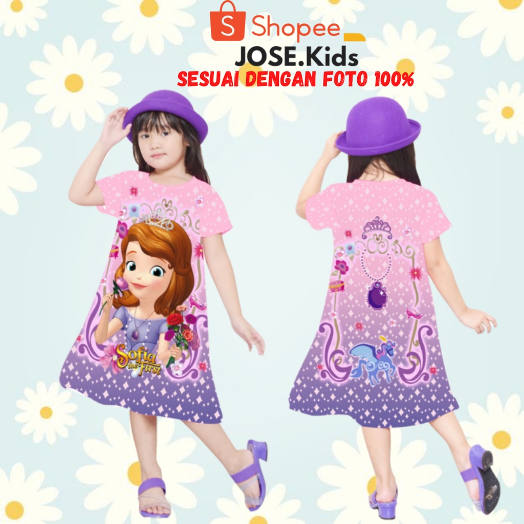 Váy / Đầm Họa Tiết Sofia Cho Bé Gái 6 Tháng-10 Tuổi