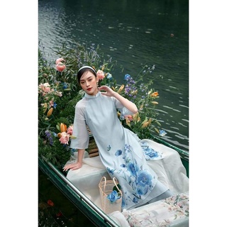 🌻 Áo cách tân tân 🌻ÁO DÀI XANH THIÊN THANH 🌻 FREE SHIP