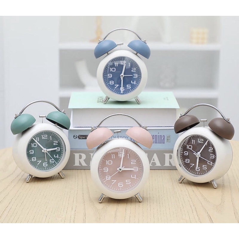 Đồng Hồ Báo Thức Hai Quả Chuông Để Bàn Xinh Xắn