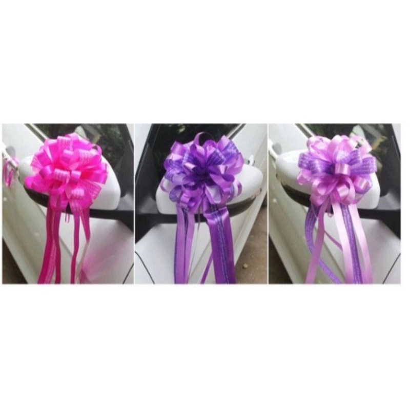 NƠ RÚT TÚ CẦU CAO CẤP IN CHỮ CÁC MÀU, TRANG TRÍ GIỎ QUÀ, XE HOA CÔ DÂU