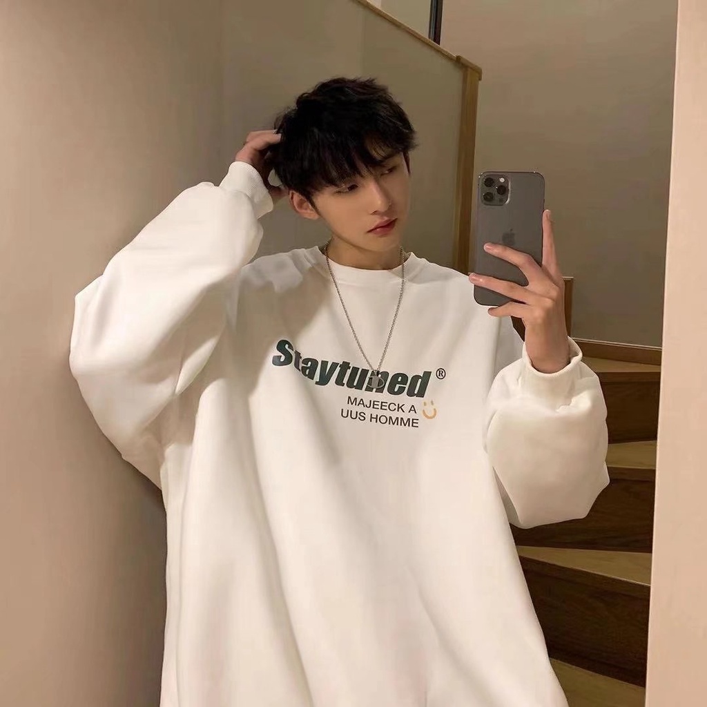 Áo nỉ Sweater nam nữ in chữ STAYTUNED Ulzzang bao chất , áo hoodie nỉ bông unisex Wnx3 siêu đẹp AN1 | BigBuy360 - bigbuy360.vn