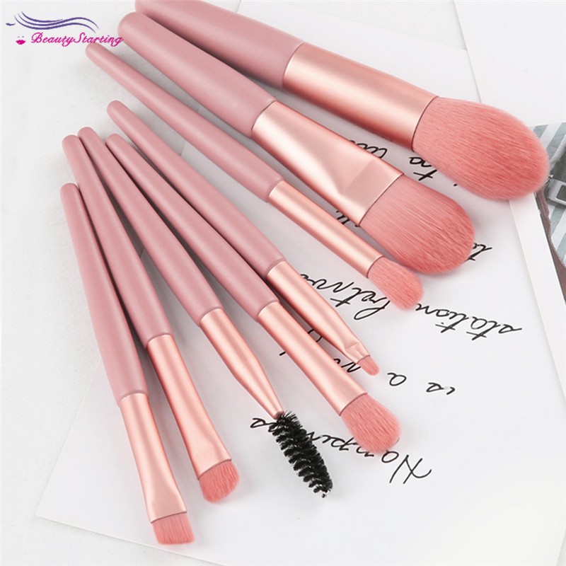 (hàng Mới Về) Set 8 Cọ Trang Điểm Mini Tiện Dụng Chất Lượng Cao | BigBuy360 - bigbuy360.vn