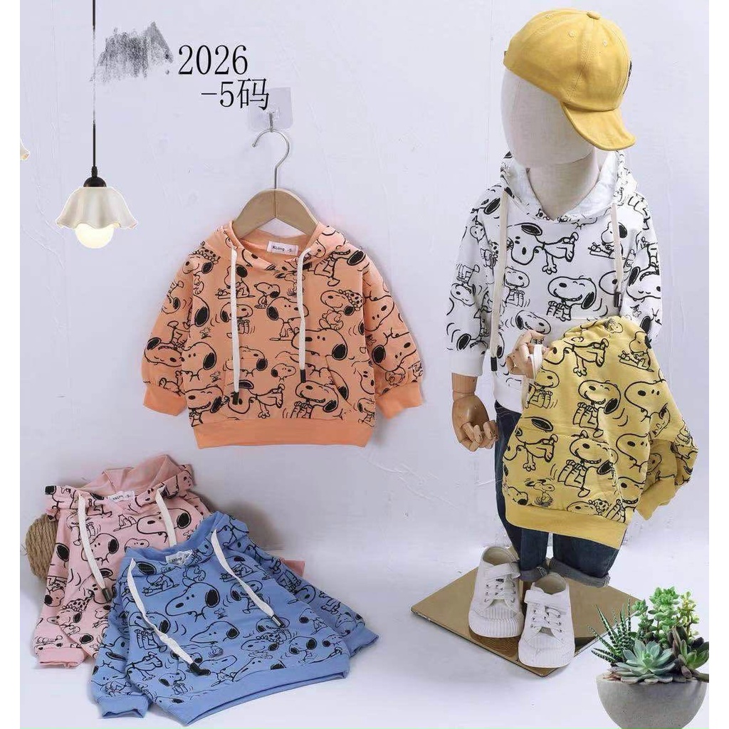Áo hoodie hình cún cho bé (hàng QC)