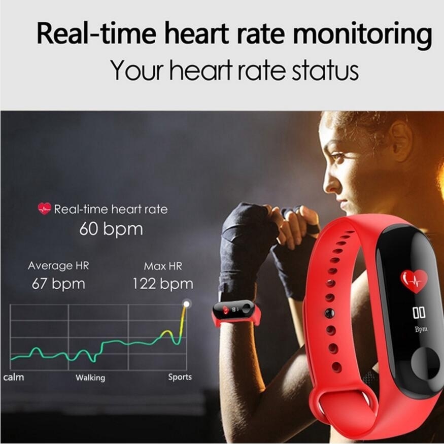 Đồng Hồ Thông Minh Đa Năng Theo Dõi Tình Trạng Sức Khỏe Xiaomi Pk Mi Band 3